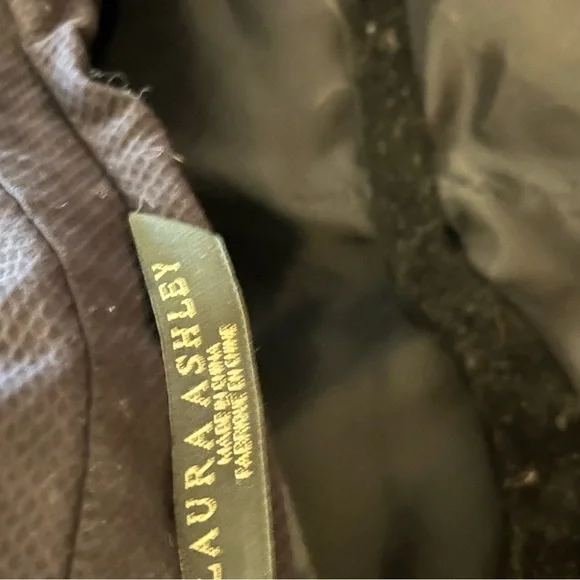 Laura Ashley 100% Cotton Poplin Boxy Oversized Relaxed Fit Cropped Jacket - Picture 6 of 6